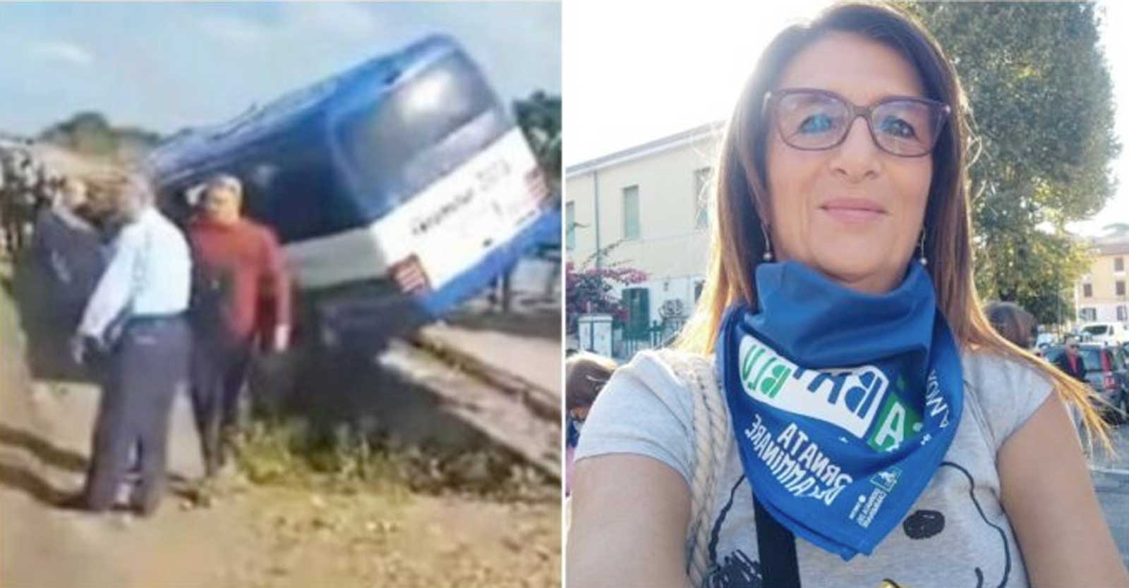 Da sinistra, l'incidente a Cuba, a destra patrizia Crisolini Malatesta di Roma