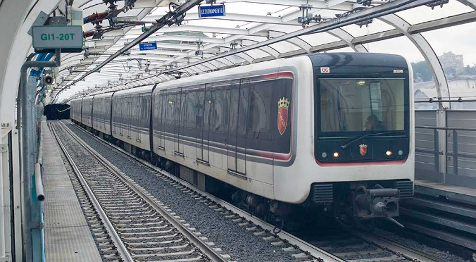 Roma, un convoglio della metro C