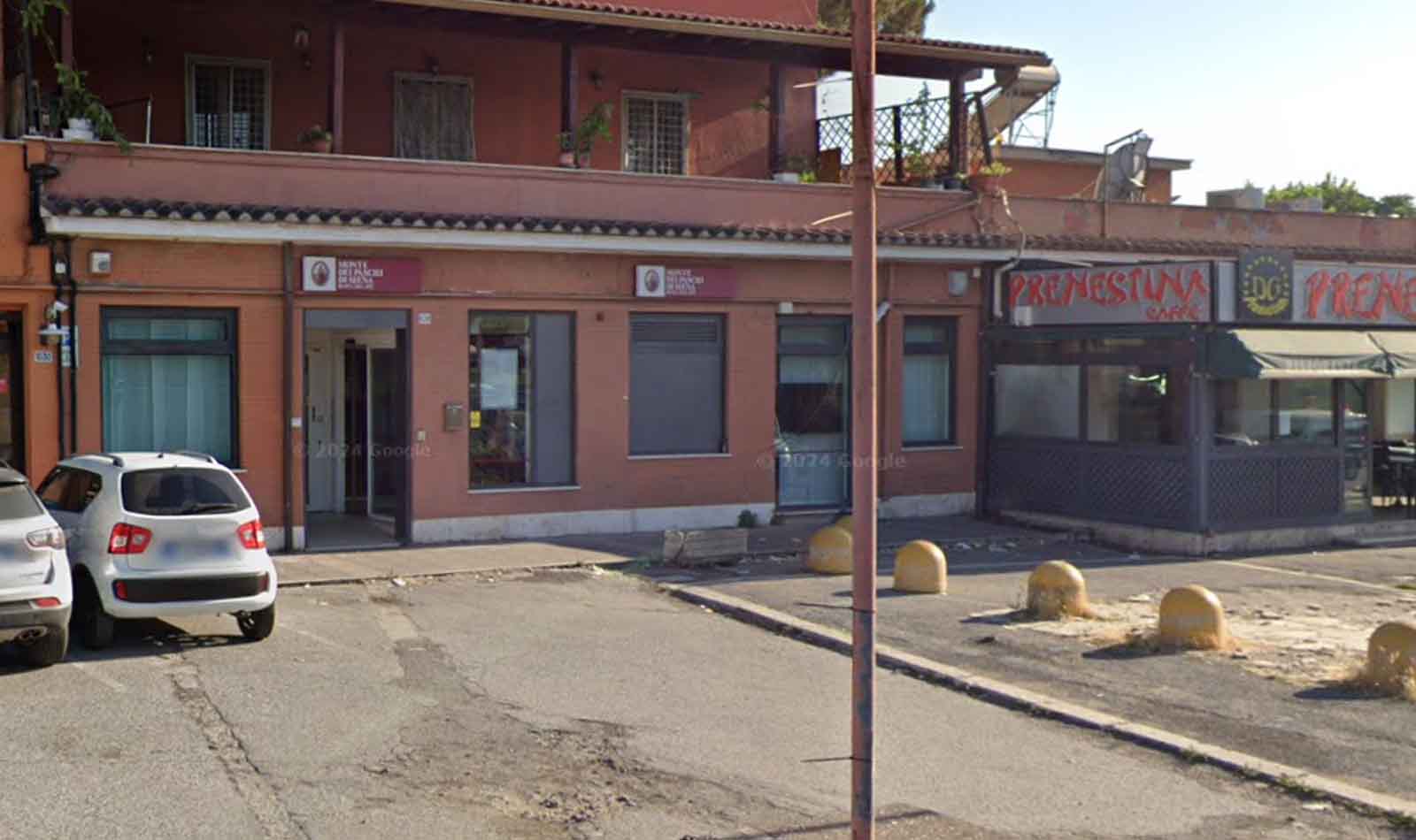 Roma, rapina in banca a Casetta Mistica