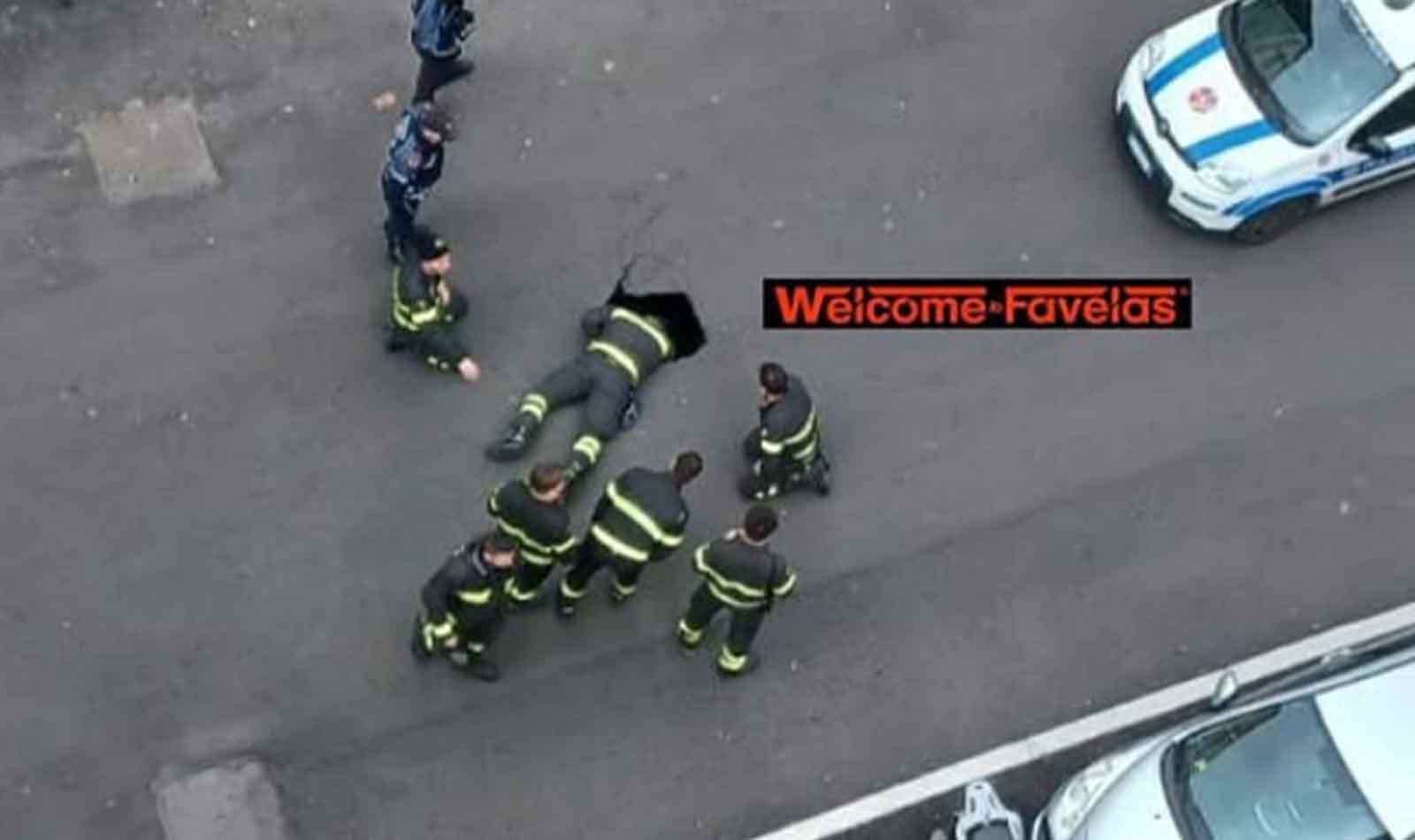 Roma, voragine in via Marziale Balduina