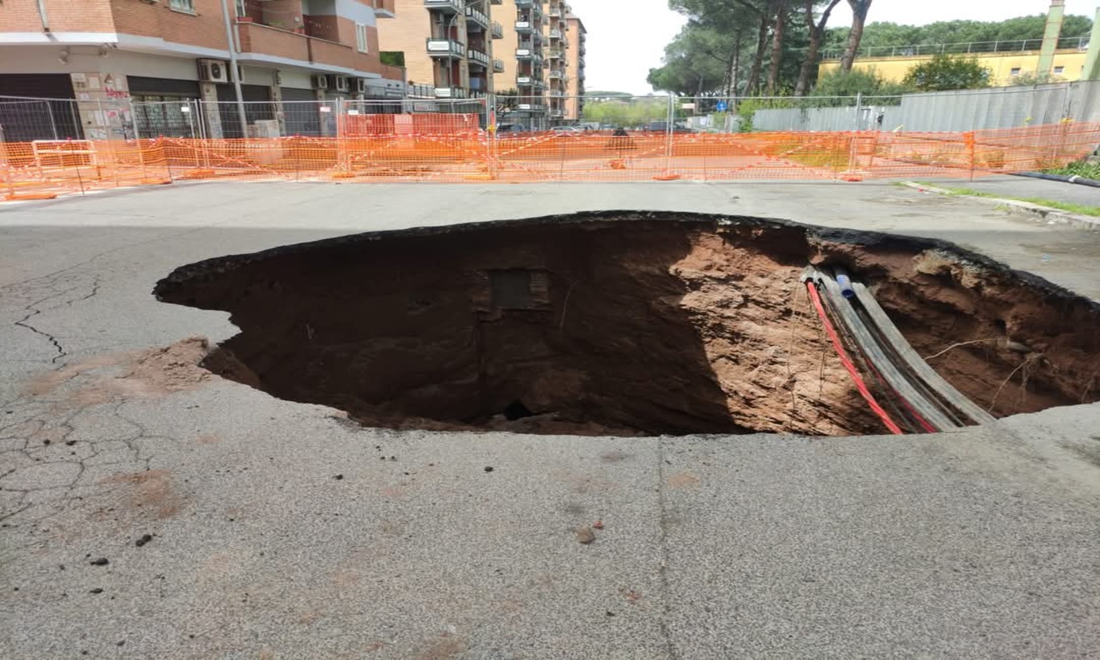 Voragine o sinkholes a Roma