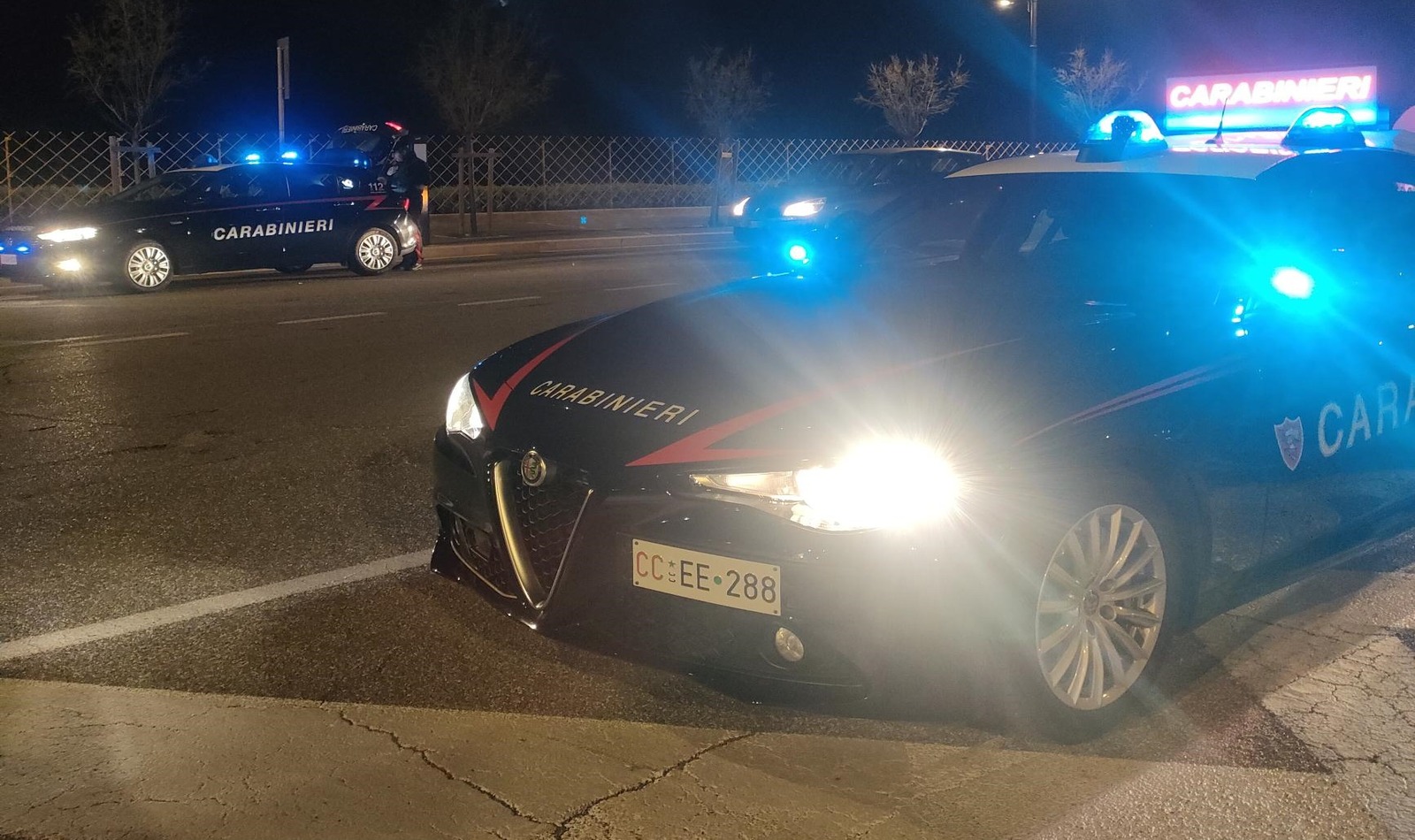 Carabinieri notte a Roma