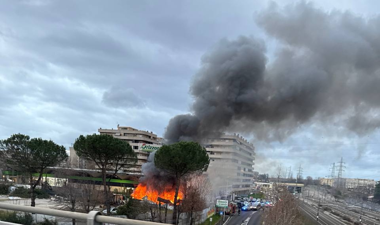 incendio via Collatina