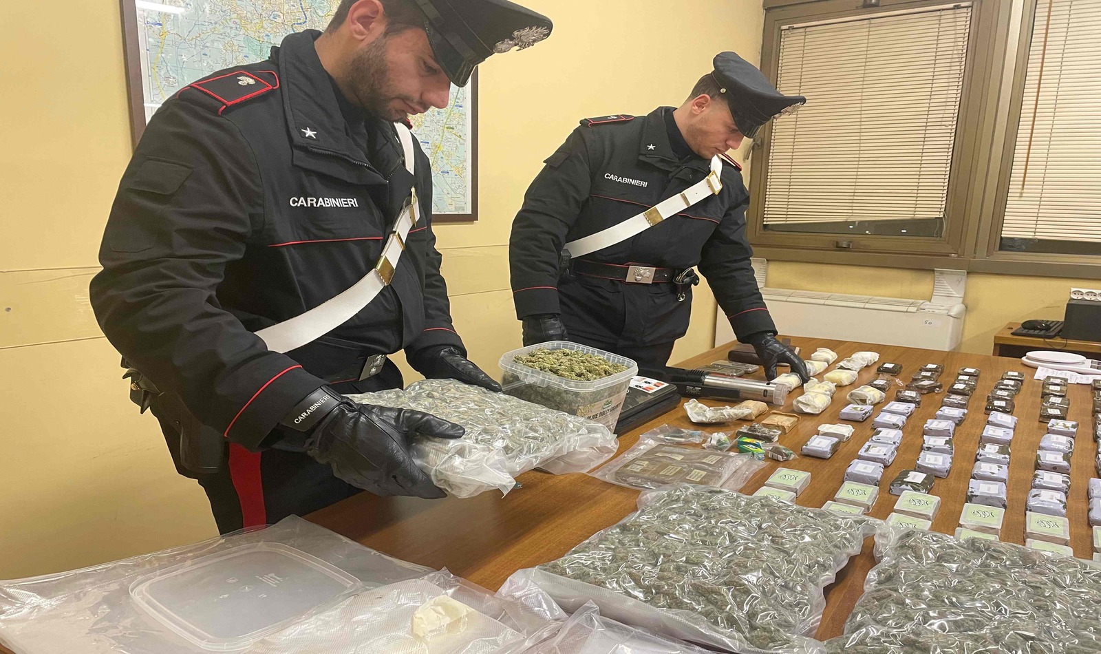 Droga sequestrata dai Carabinieri