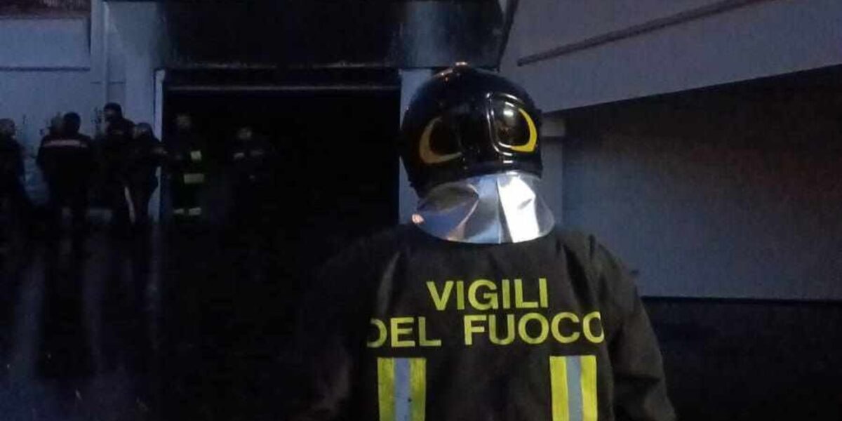 vigili del fuoco incendio Palestrina