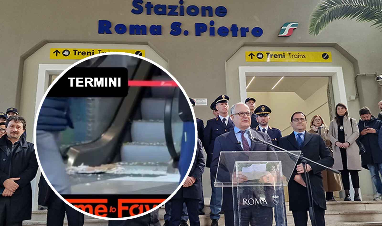 Roma Stazione San Pietro VS Termini