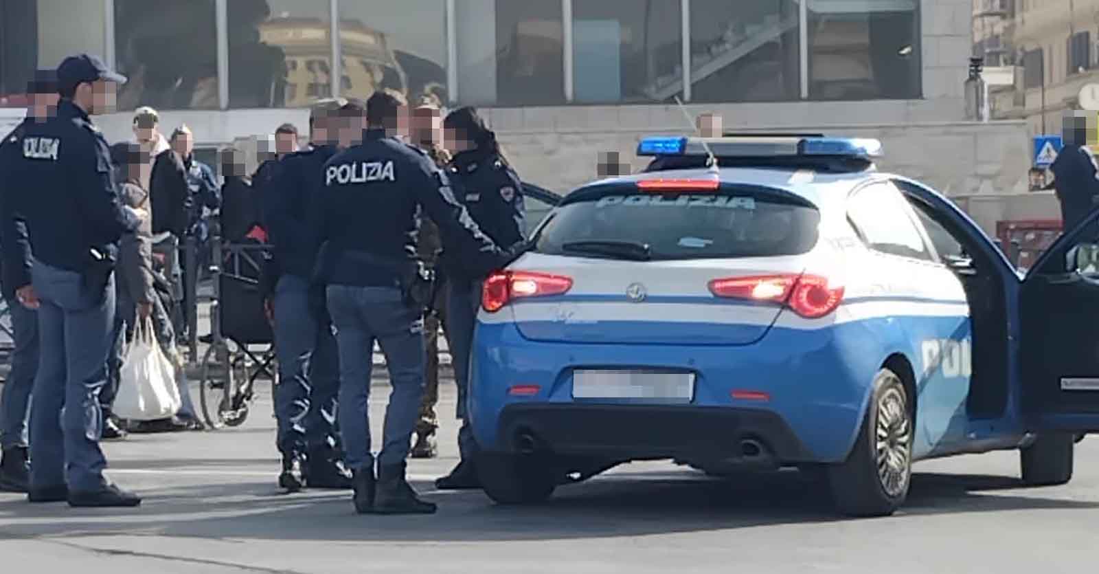 Roma Termini Polizia interviene per atti osceni