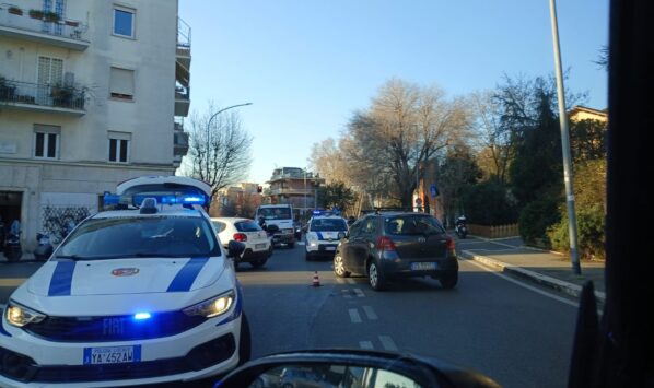 incidente Polizia locale Roma