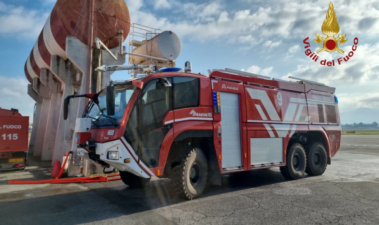 Incendio aeroporto di Ciampino