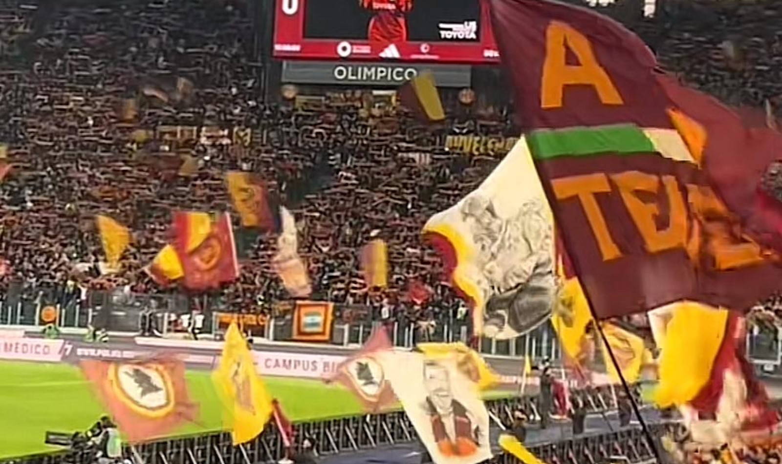 Sbandieratori della Roma - Stadio Olimpico